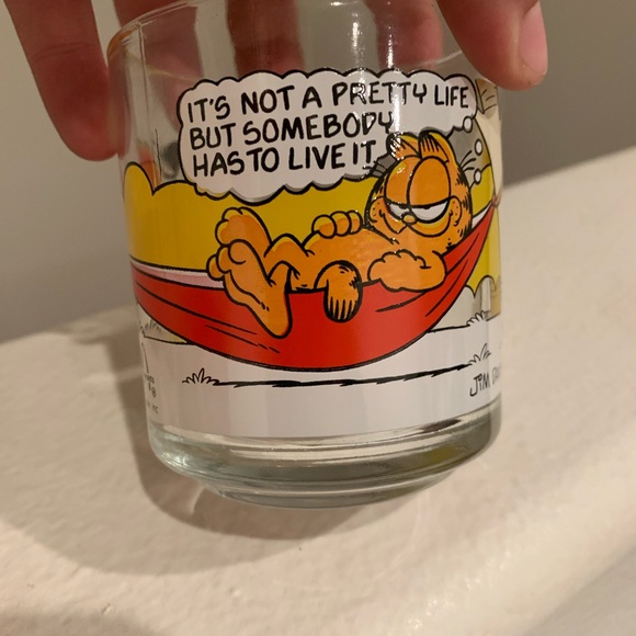 Vintage 1988 Garfield McDonald’s glass cups - Picture 9 of 9